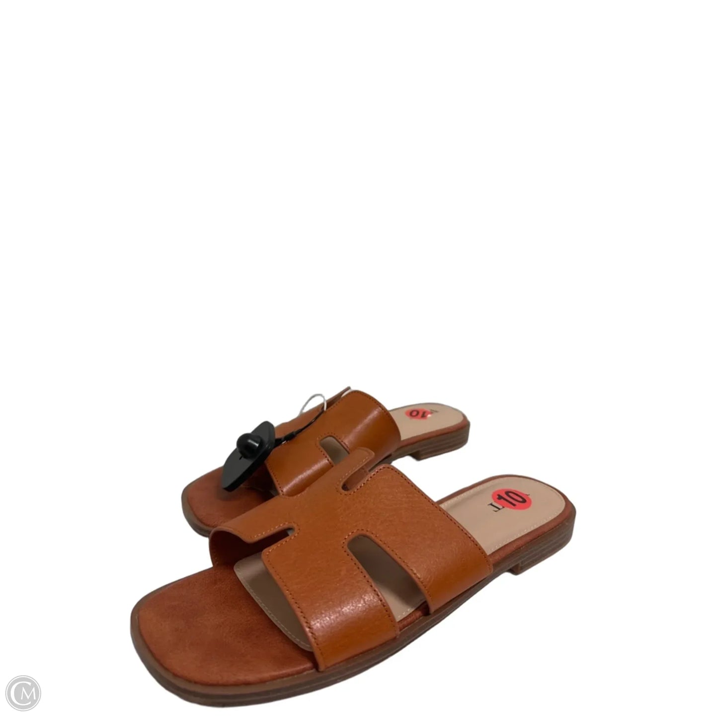 Sandals Flats By Wilt In Brown, Size: 10
