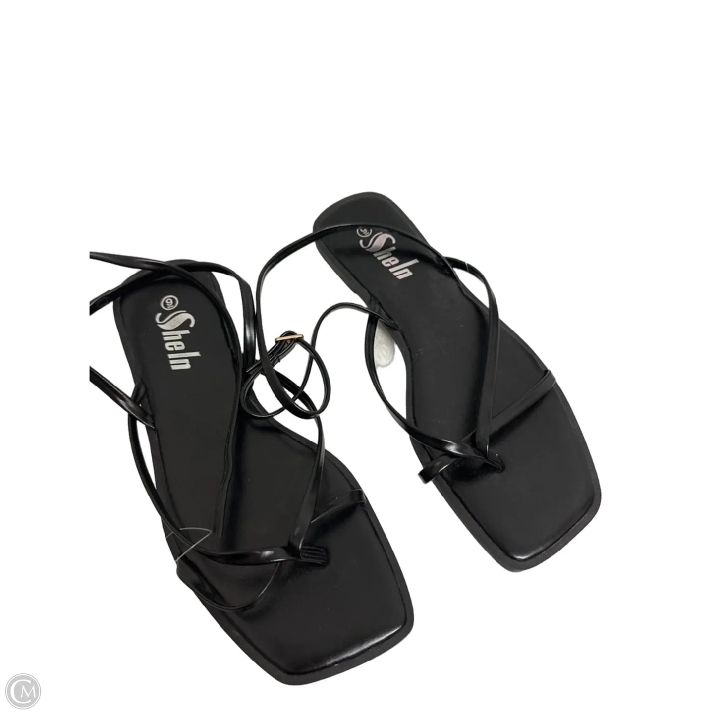 Sandals Flats By Shein In Black, Size: 9