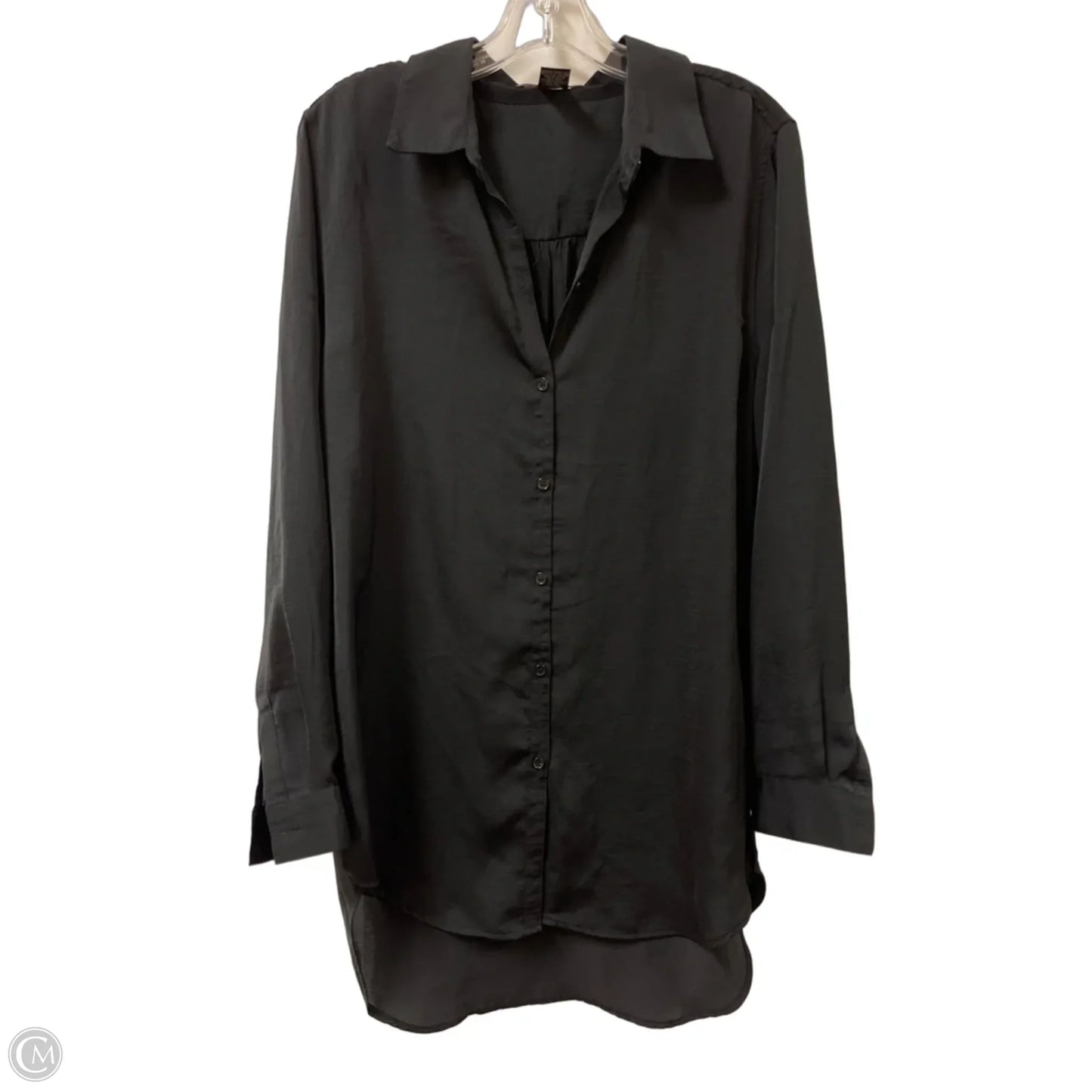 Dress Casual Midi By Clothes Mentor In Black, Size: L