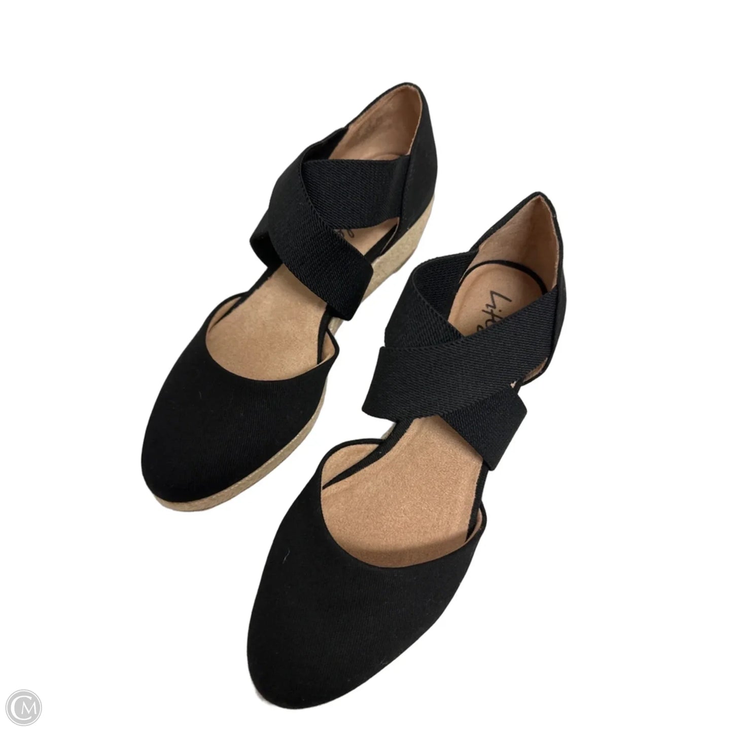 Shoes Heels Wedge By Life Stride In Black, Size: 8.5