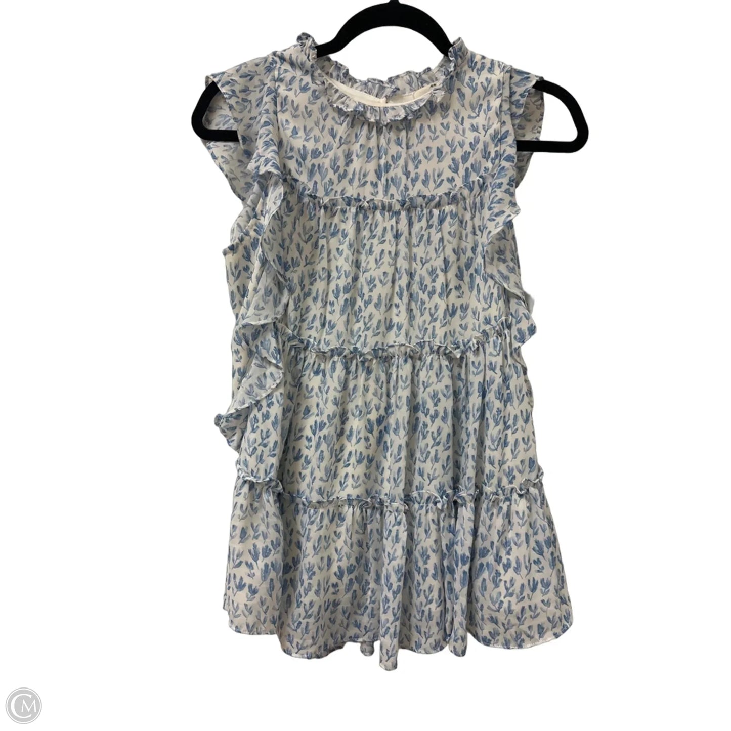 Top Sleeveless By Entro In Blue, Size: S