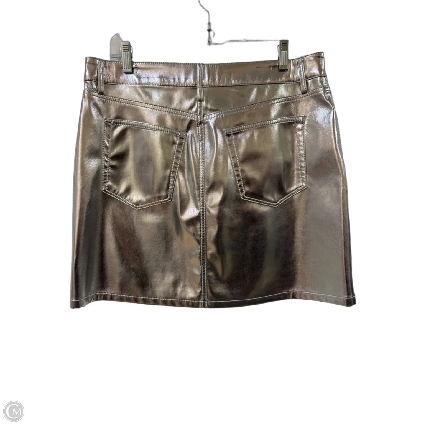 Skirt Mini & Short By Loft In Silver, Size: 10