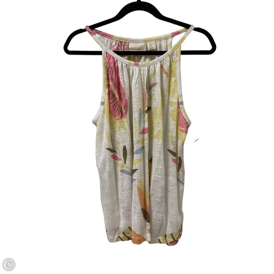 Top Sleeveless By Cynthia Rowley In Floral Print, Size: Xl