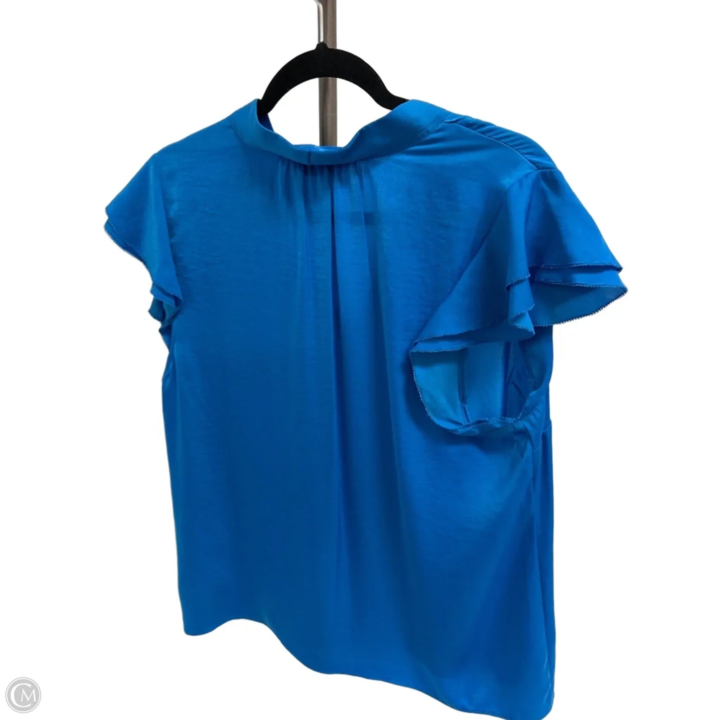 Top Short Sleeve By Nine West In Blue, Size: Xl