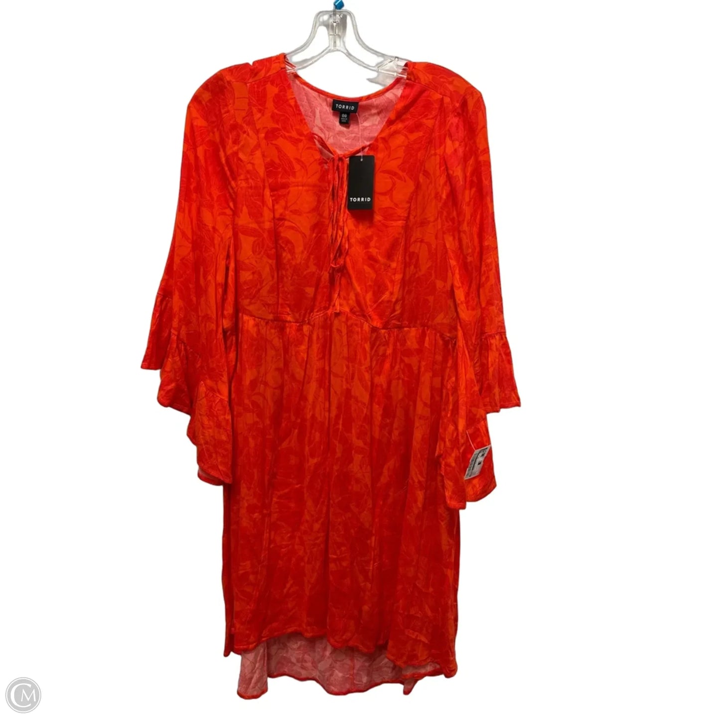 Dress Casual Midi By Torrid In Orange, Size: L