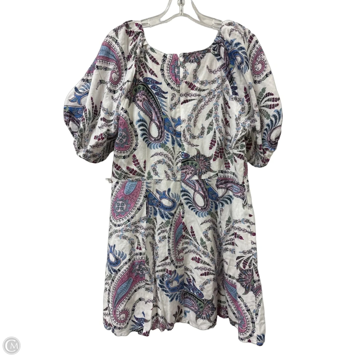 Dress Casual Midi By Loft In Blue & Purple, Size: L