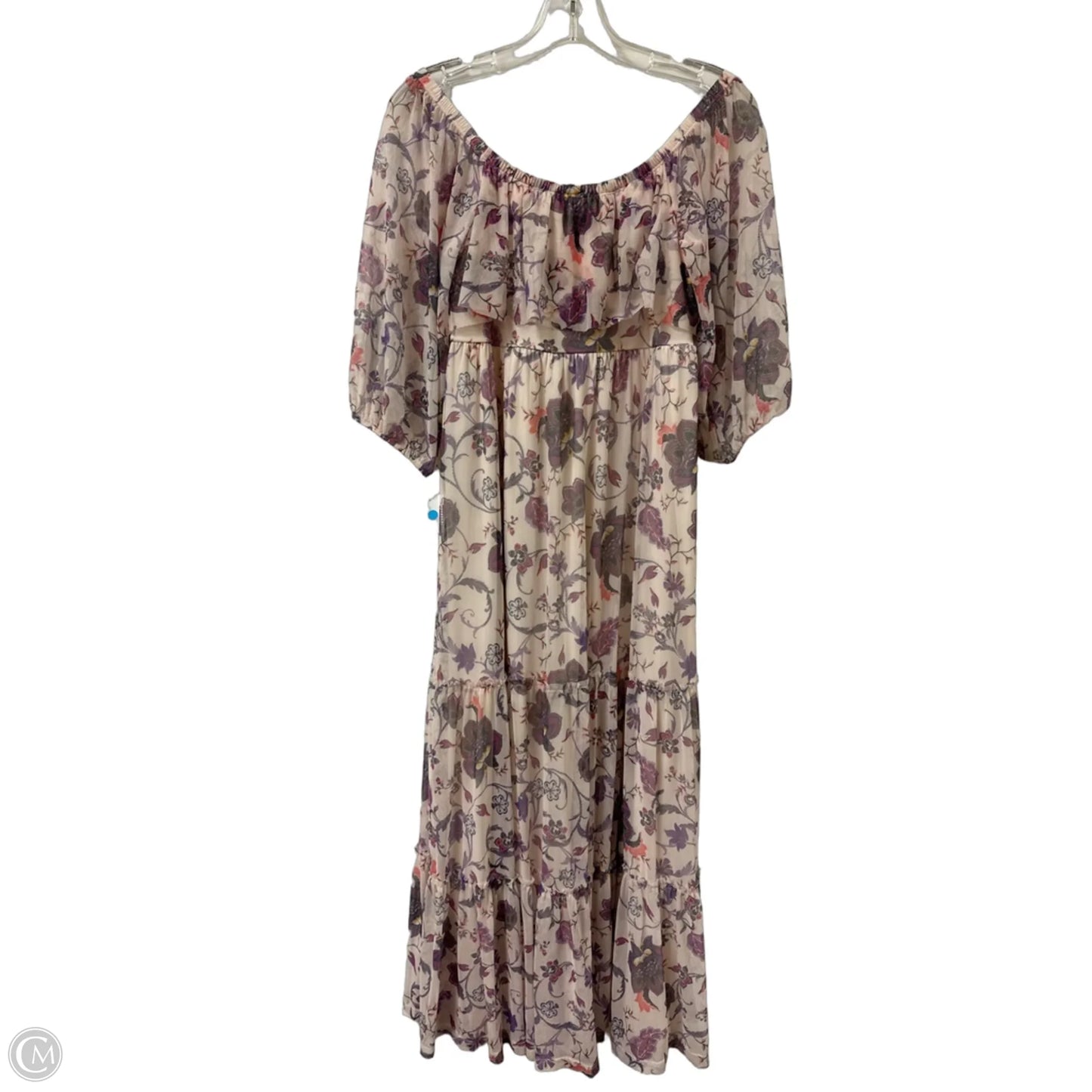Dress Casual Maxi By Torrid In Pink & Purple, Size: L