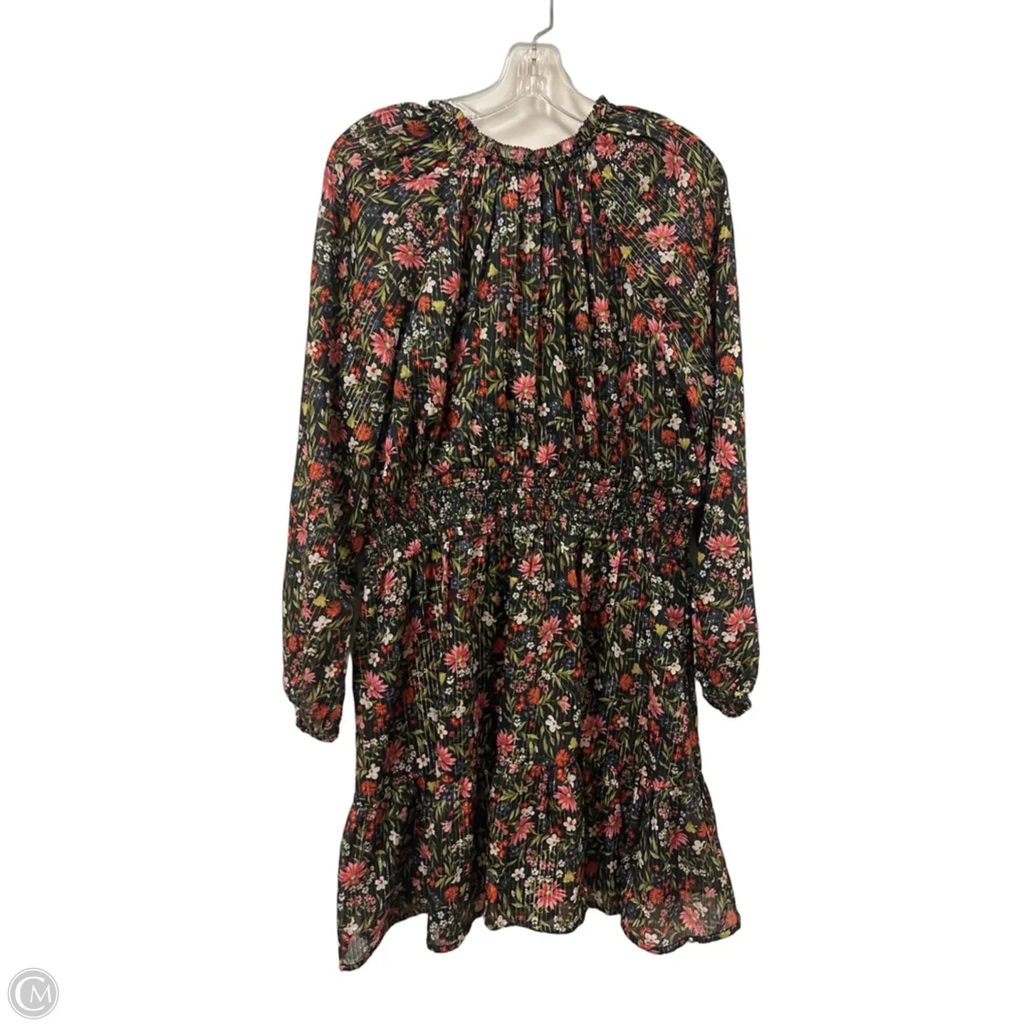 Dress Casual Midi By Old Navy In Floral Print, Size: L