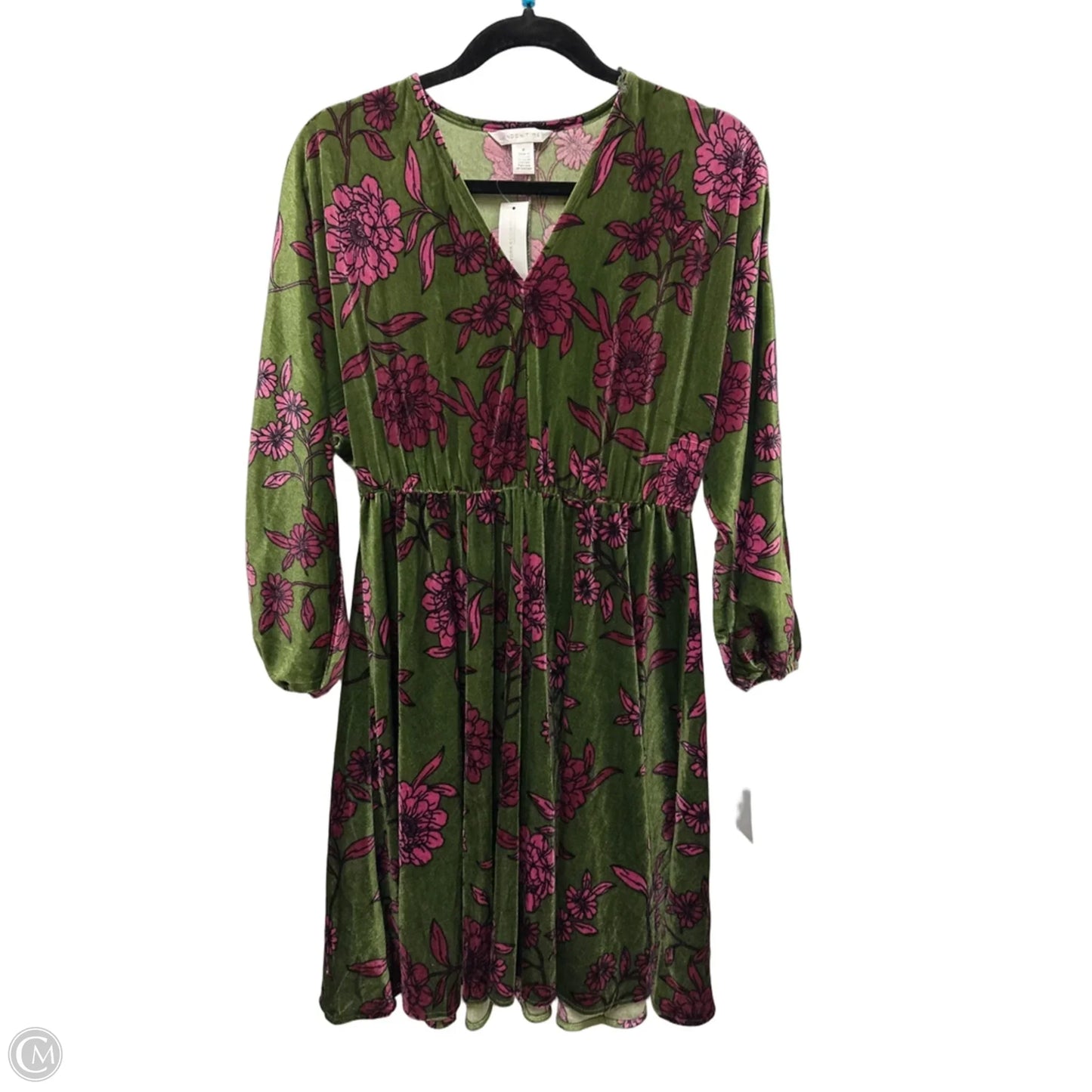 Dress Casual Midi By London Times In Green, Size: M