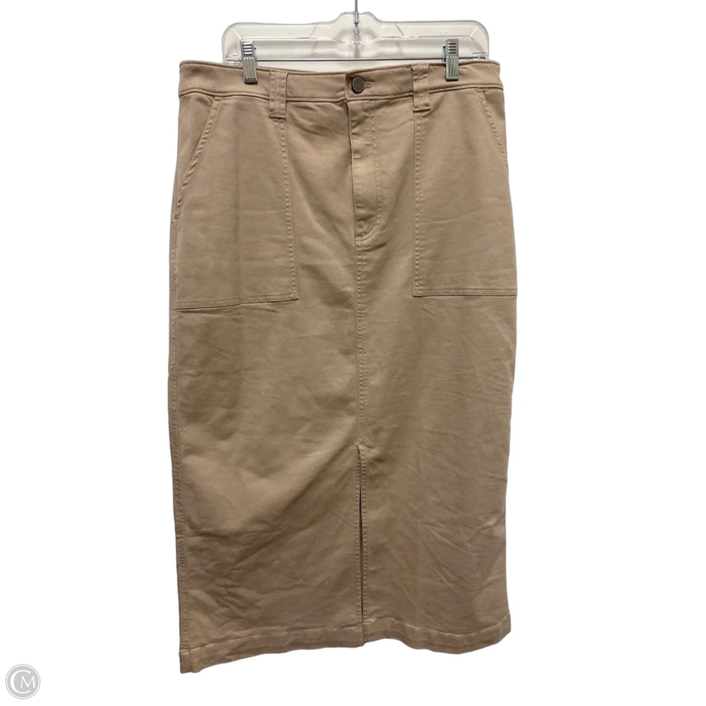 Skirt Maxi By Loft In Tan, Size: 12