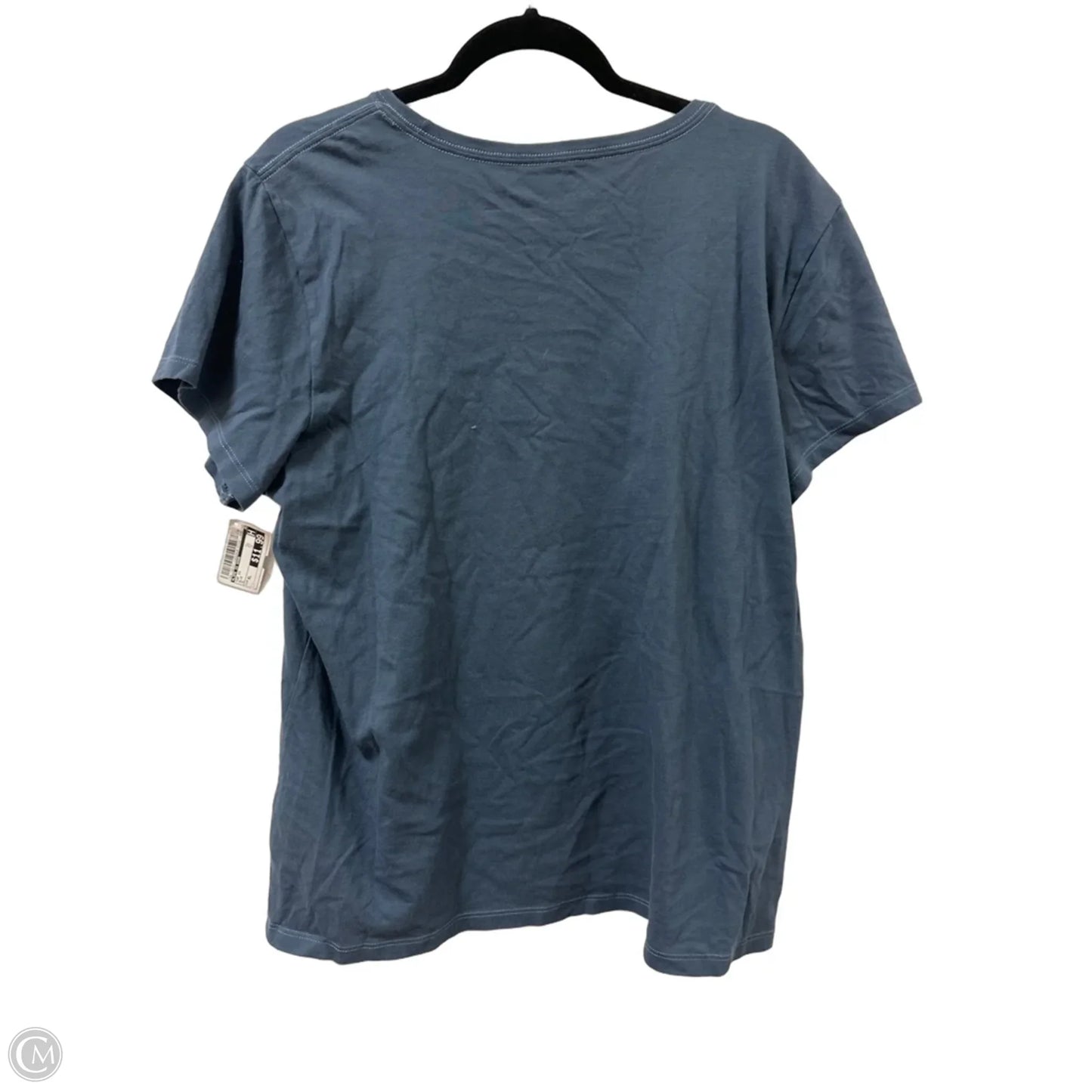 Top Short Sleeve By Life Is Good In Blue, Size: Xl