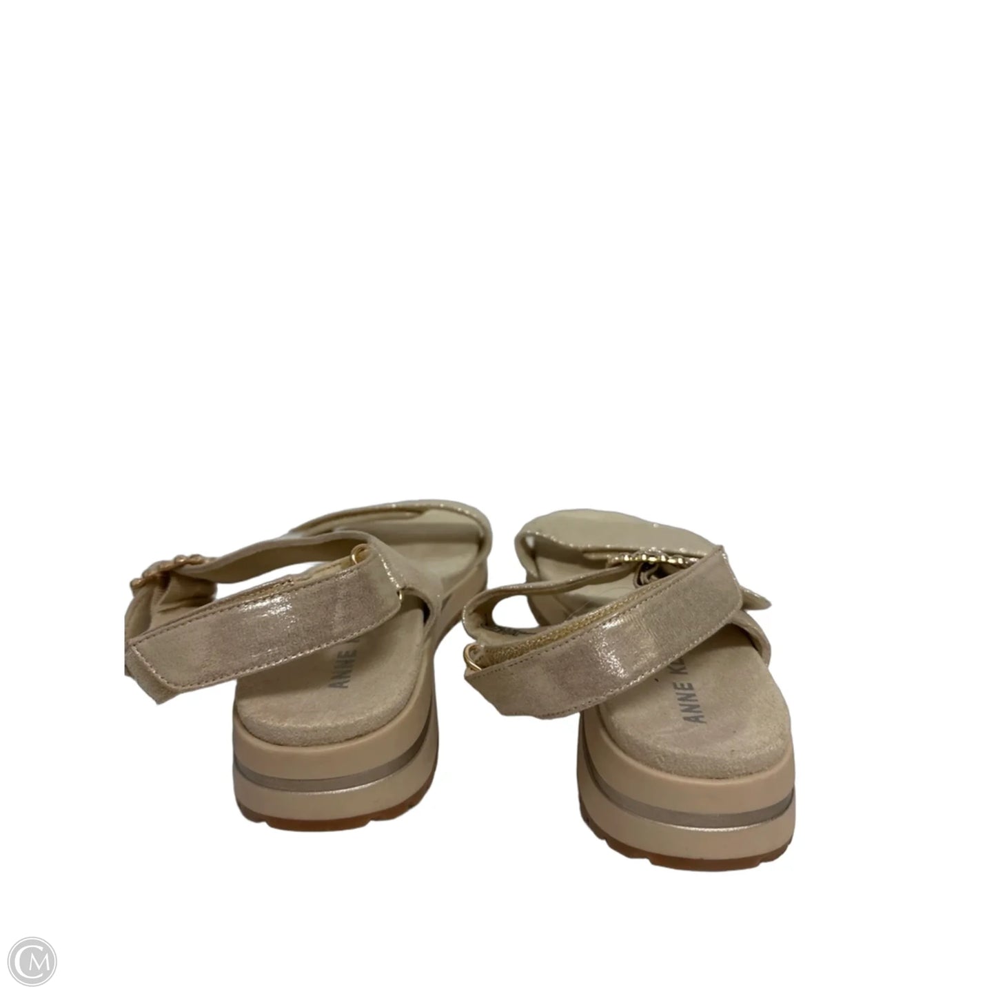 Sandals Flats By Anne Klein In Gold, Size: 10