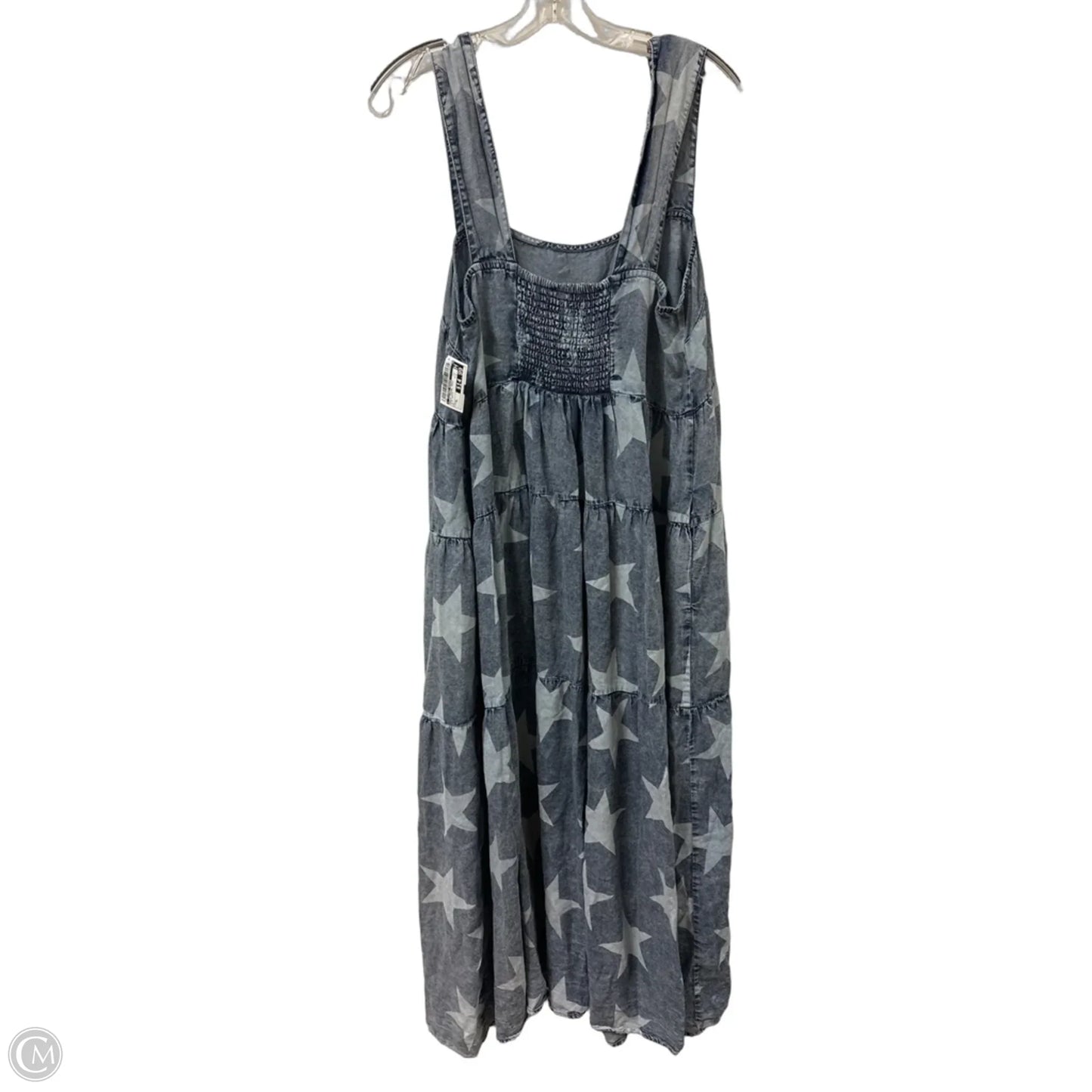 Dress Casual Maxi By Clothes Mentor In Blue Denim, Size: Xl