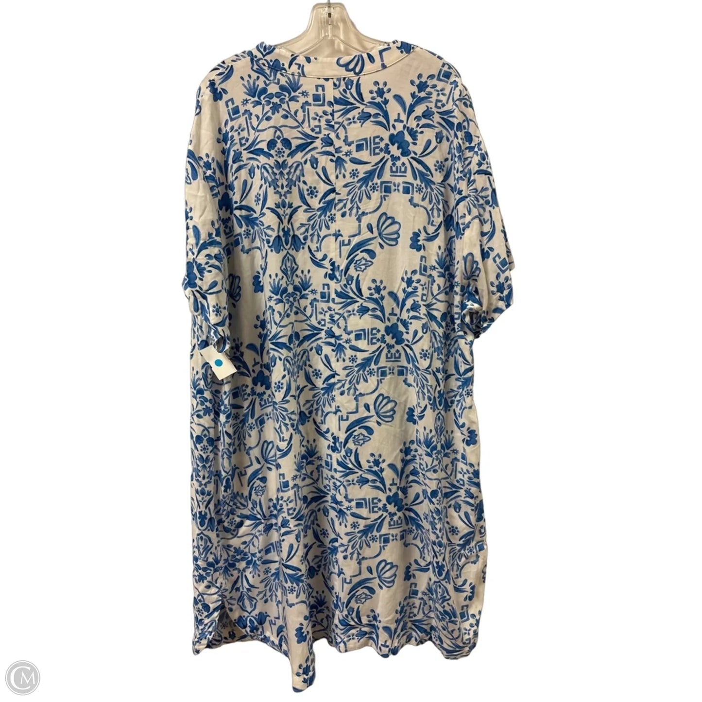 Dress Casual Midi By H&m In Blue, Size: 1x
