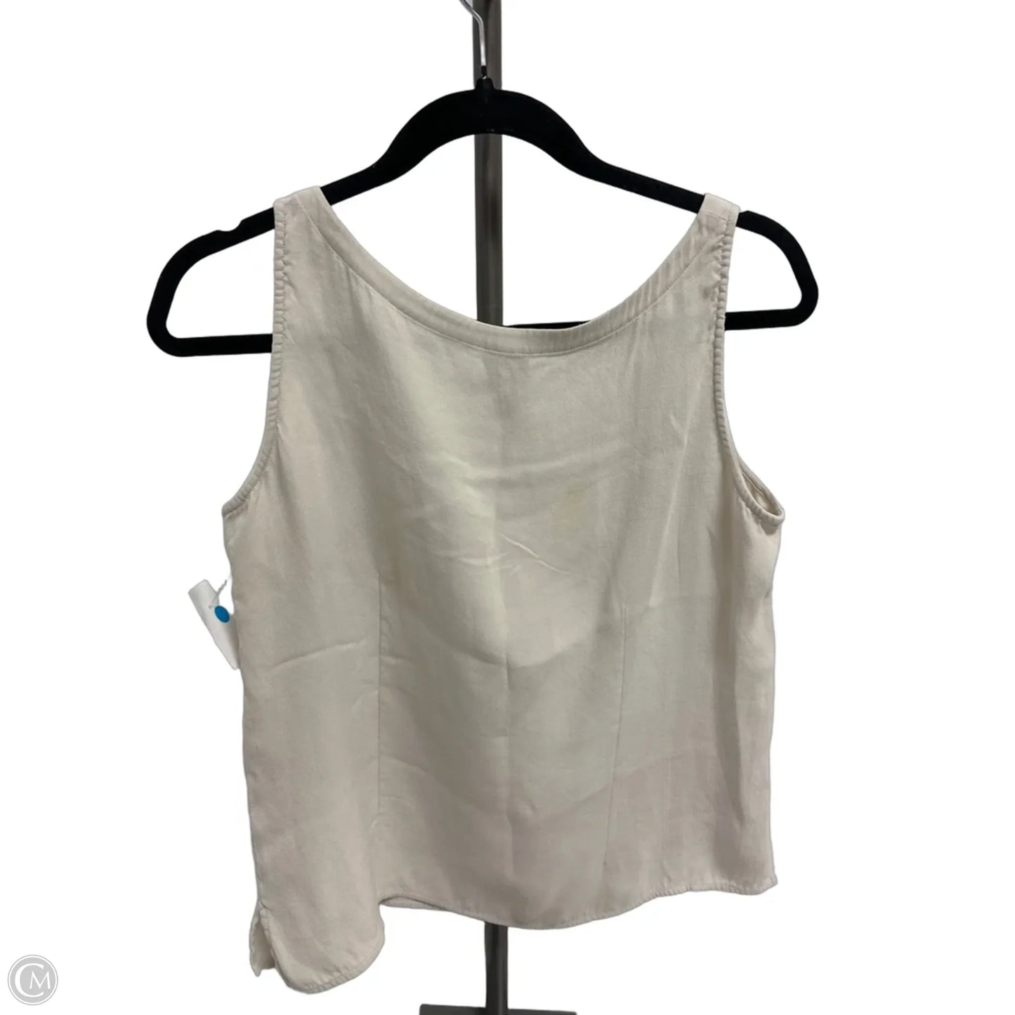 Top Sleeveless By Eileen Fisher In Cream, Size: M