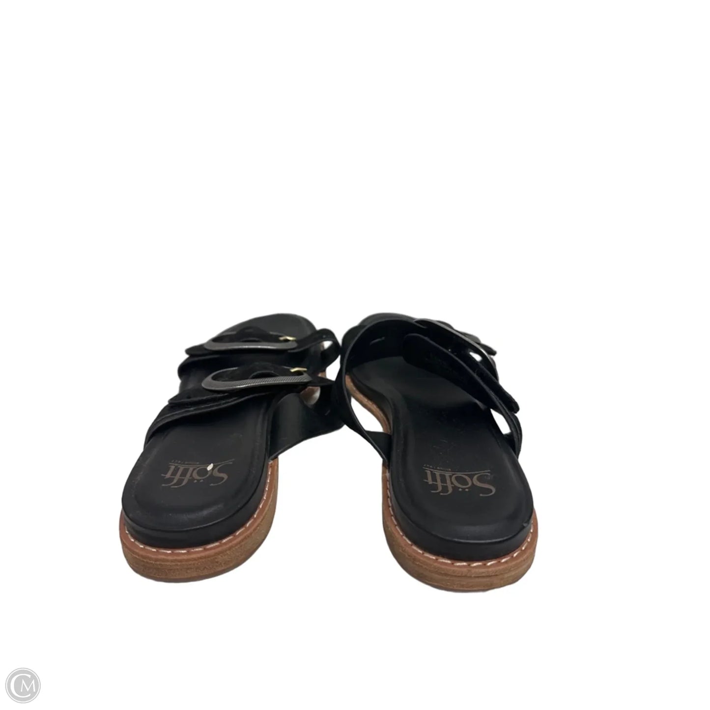 Sandals Flats By Sofft In Black, Size: 9