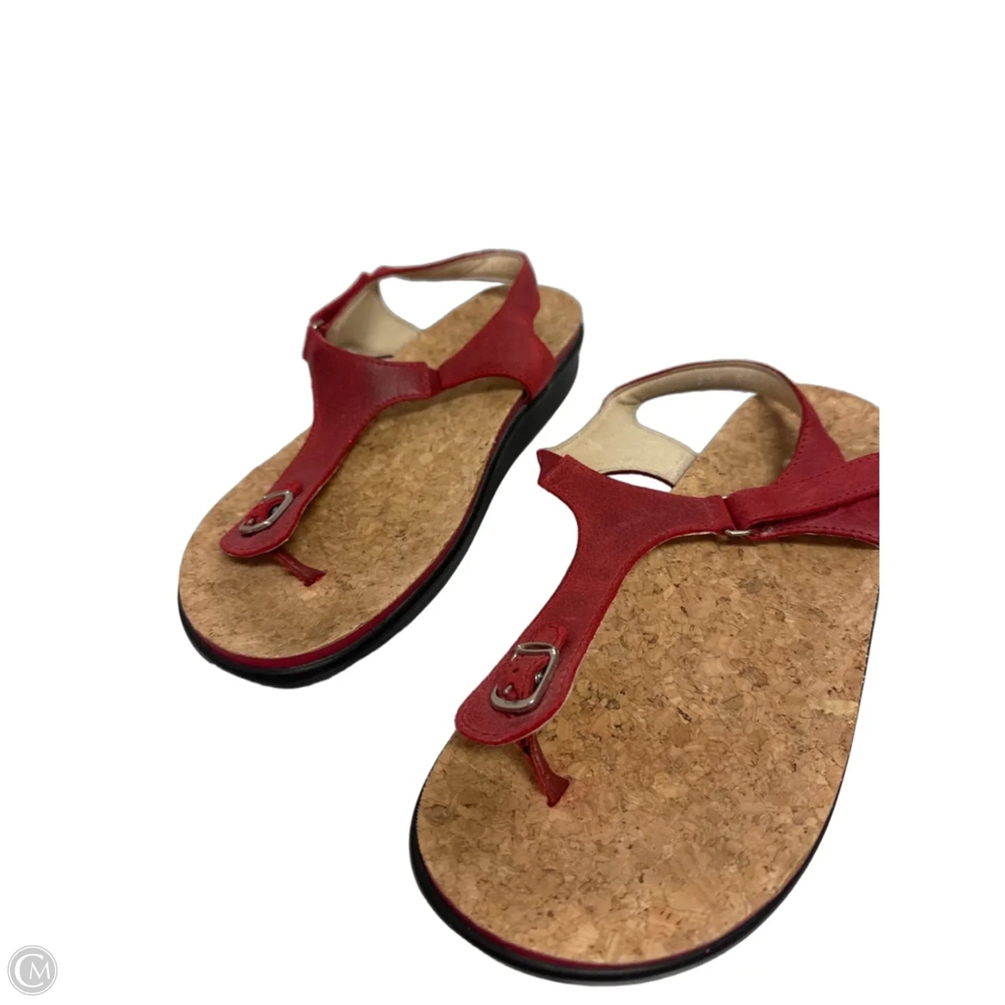 Sandals Flip Flops By Sas In Red, Size: 9.5