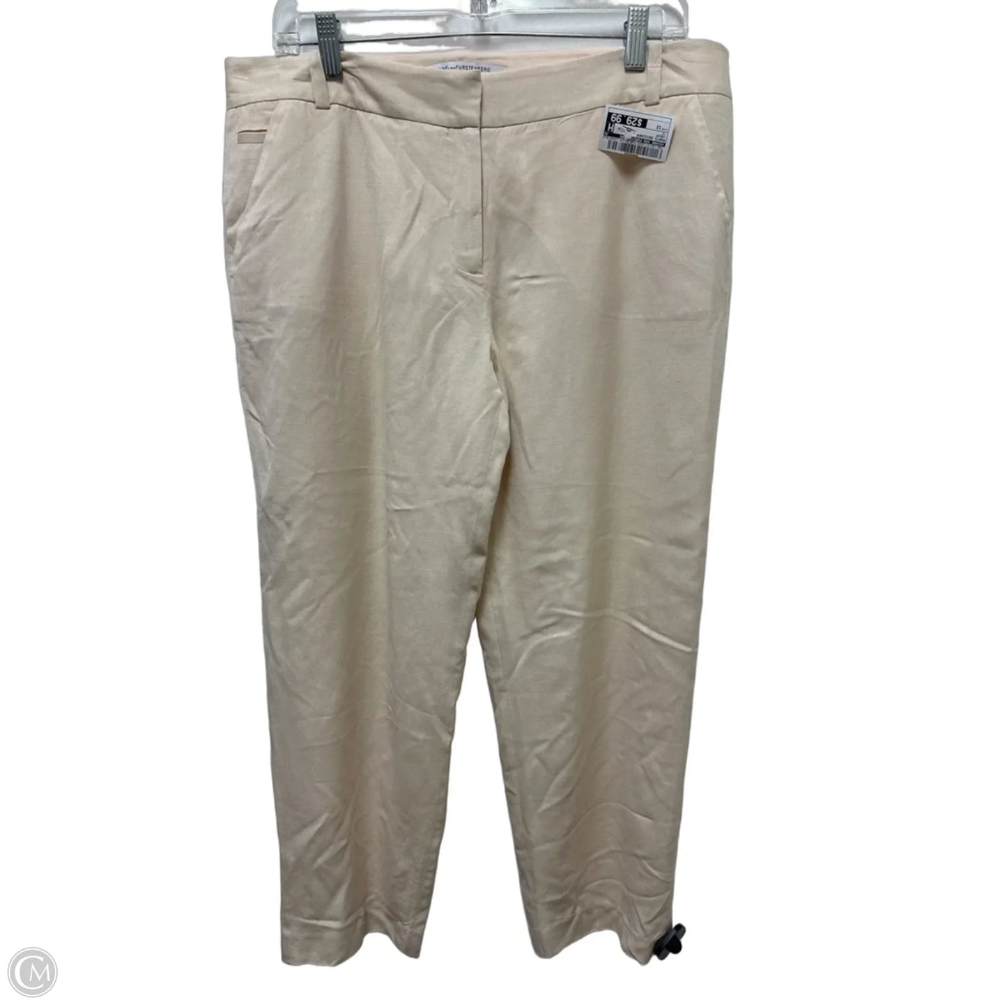 Pants Designer By Diane Von Furstenberg In Cream, Size: 12