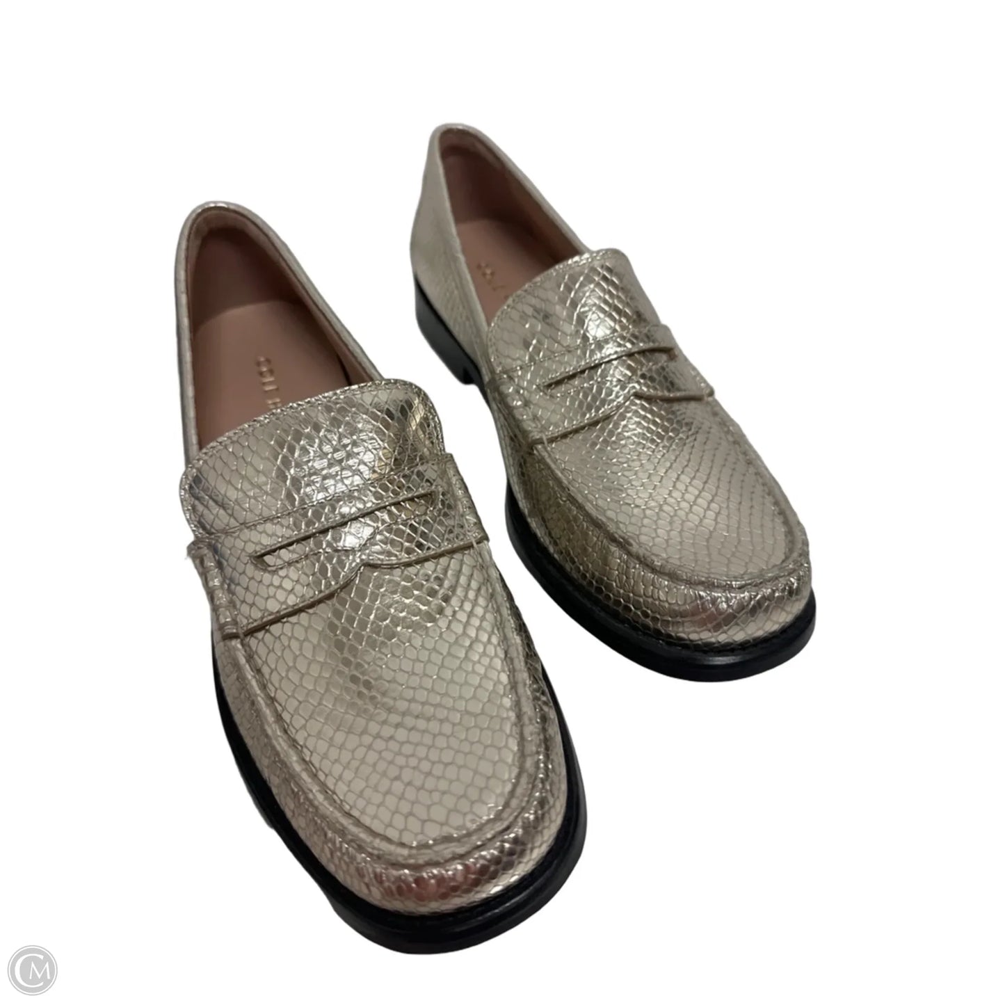 Shoes Heels Block By Cole-haan In Gold, Size: 7.5