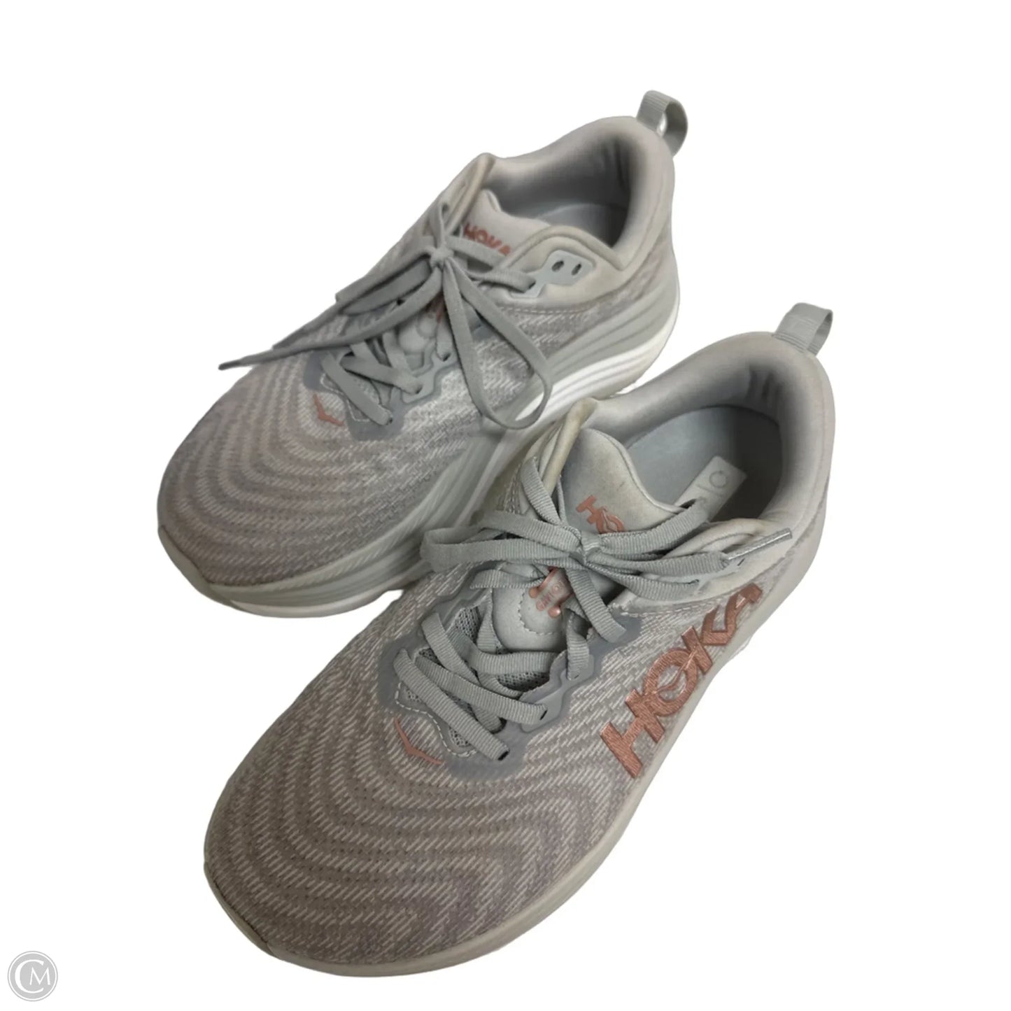 Shoes Athletic By Hoka In Grey, Size: 8.5