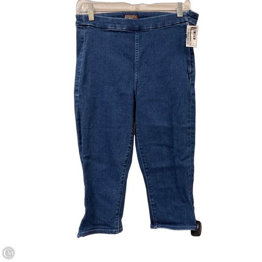Capris Designer By Mother In Blue Denim, Size: 6
