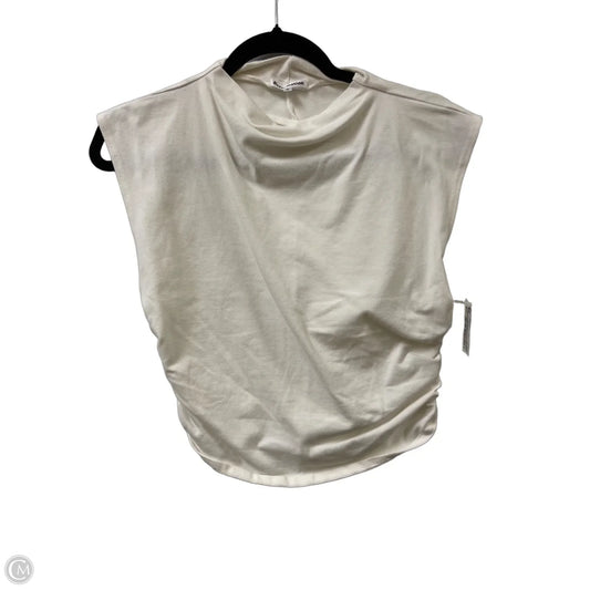 Top Short Sleeve By Reformation In White, Size: L