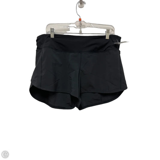 Athletic Shorts By Lululemon In Black, Size: 12