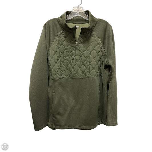 Athletic Sweatshirt Collar By Avia In Green, Size: Xl