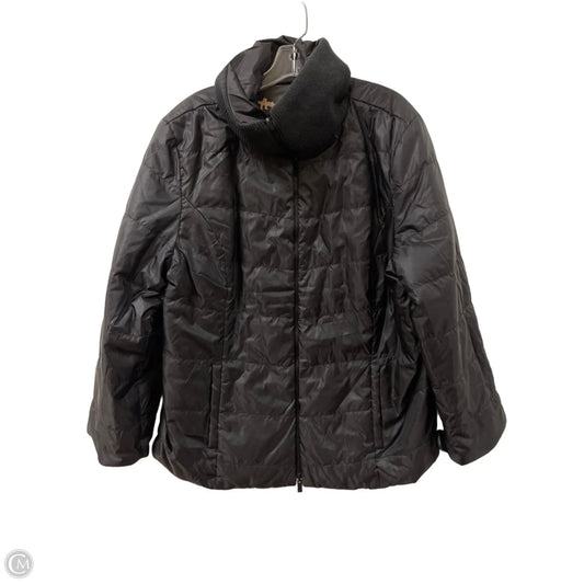 Coat Puffer & Quilted By Chicos In Black, Size: Xl
