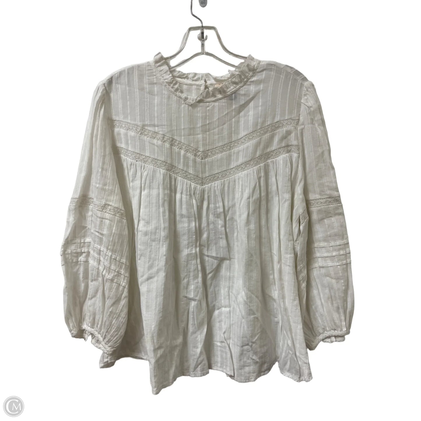 Top Long Sleeve By Universal Thread In Cream, Size: Xl