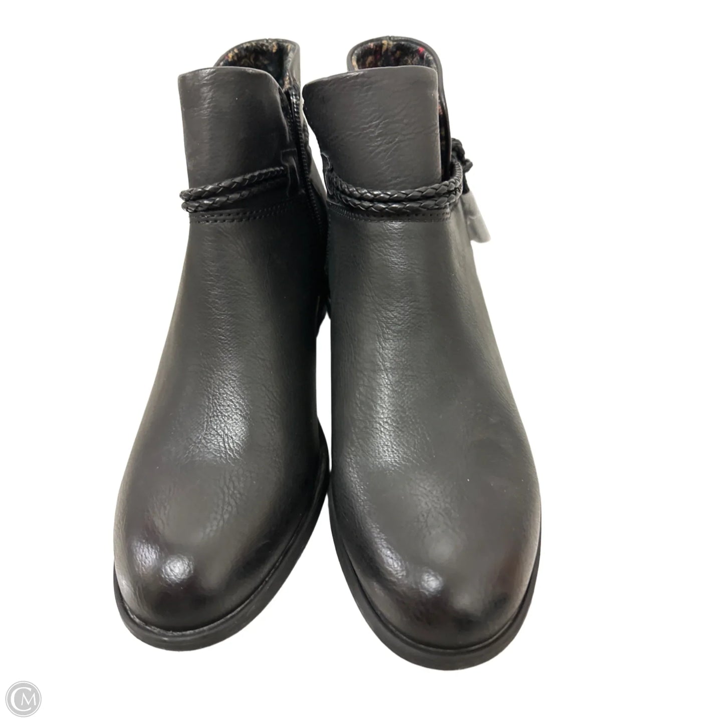 Boots Ankle Flats By Boc In Black, Size: 6.5