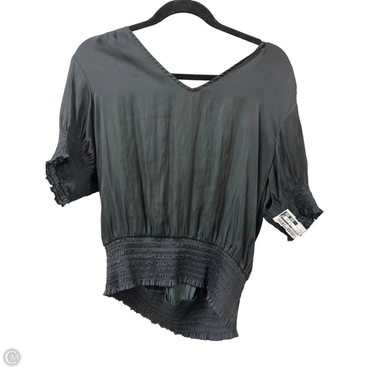 Top Short Sleeve By Philosophy In Black, Size: L