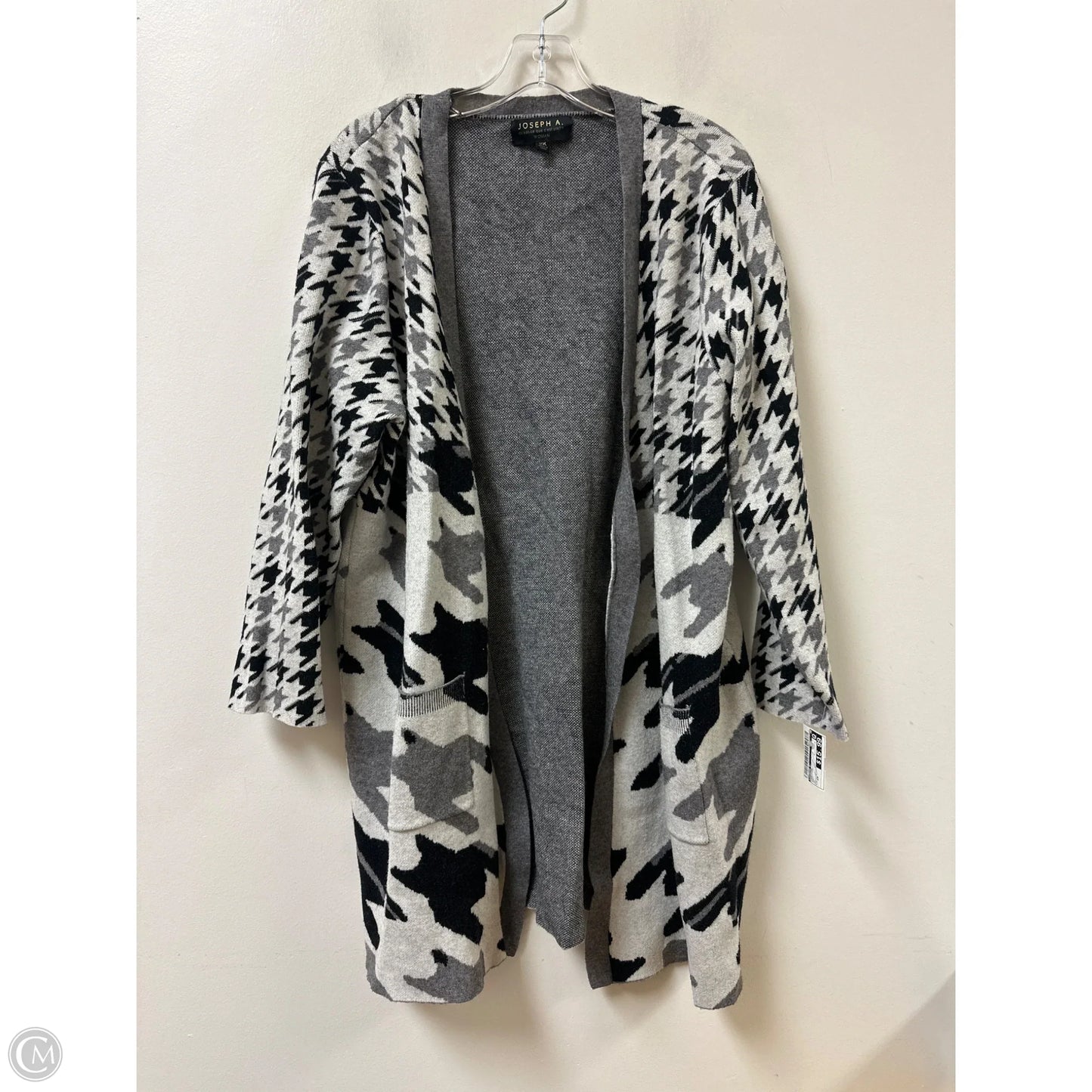 Cardigan By Joseph A. In Grey, Size: 2x