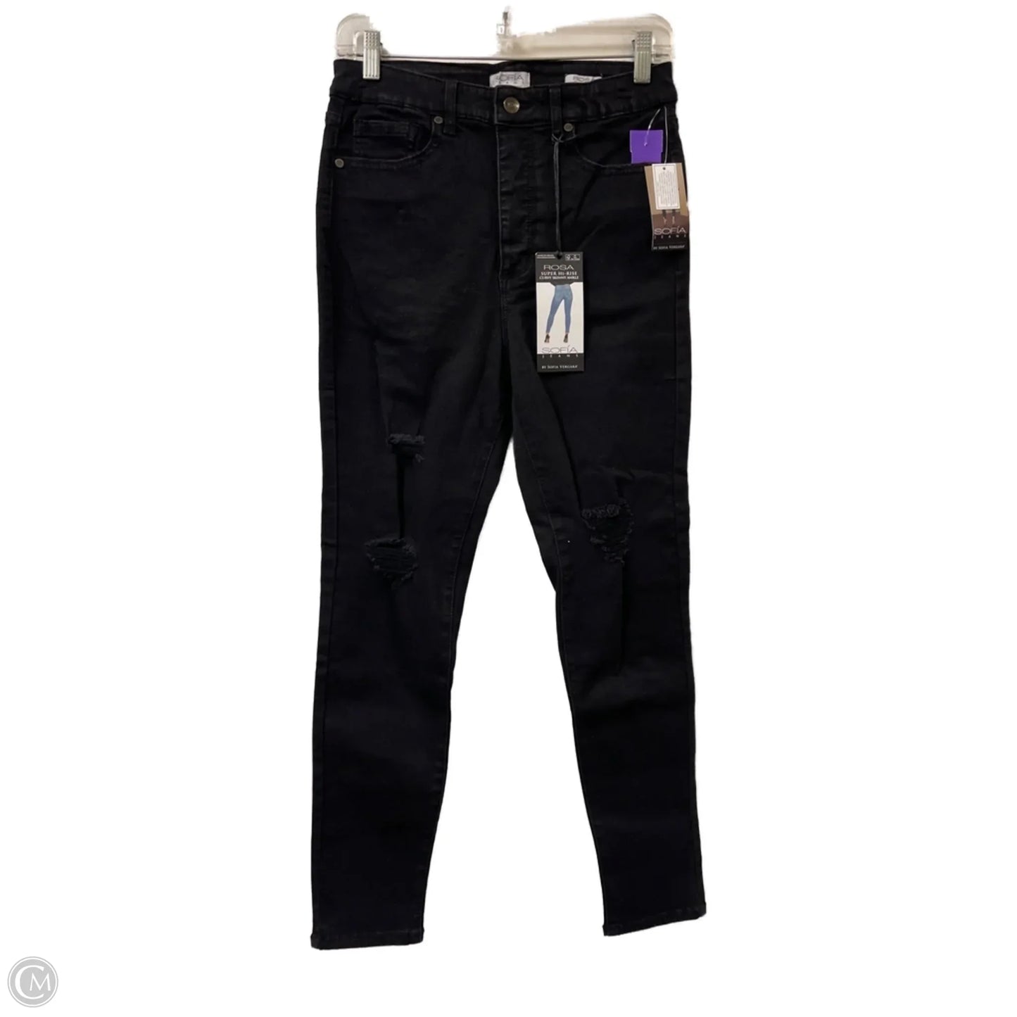 Jeans Skinny By Sofia By Sofia Vergara In Black, Size: 8