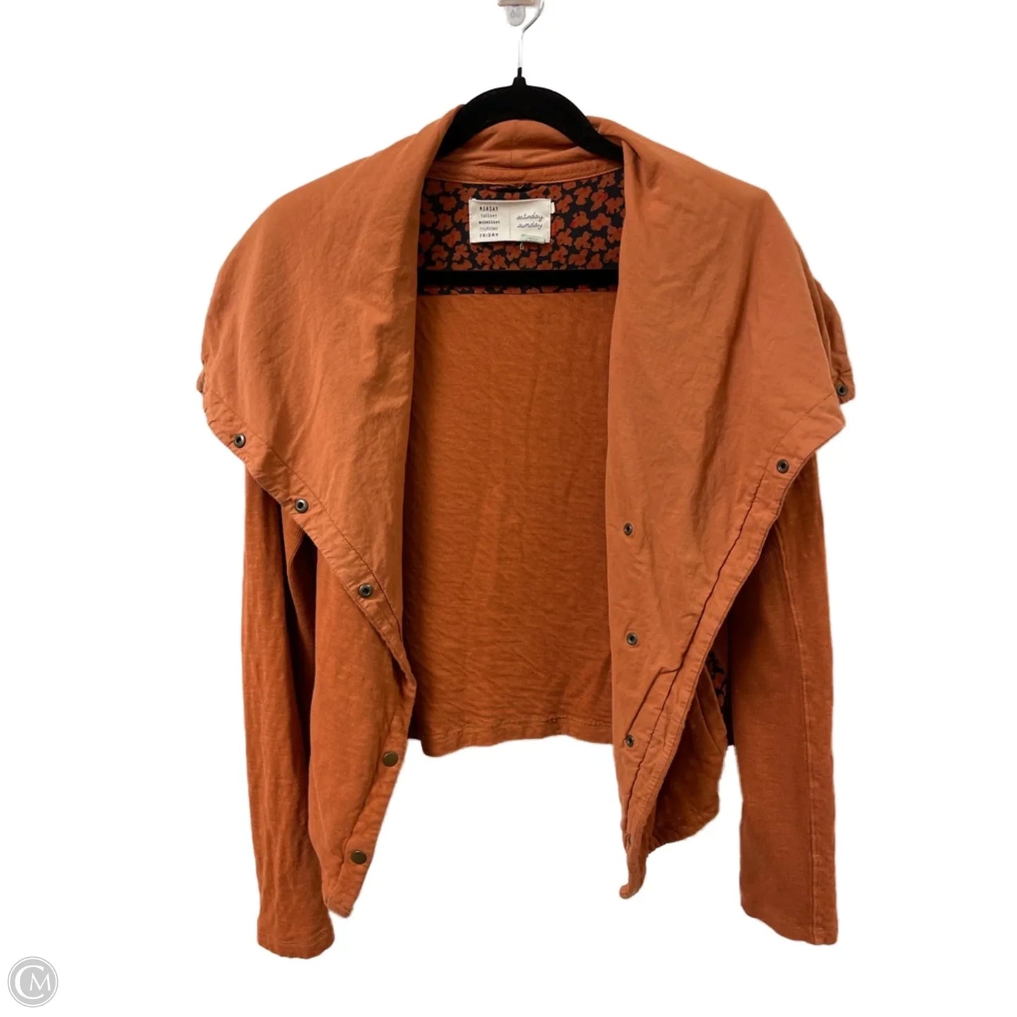 Sweater Cardigan By Saturday/sunday In Orange, Size: M