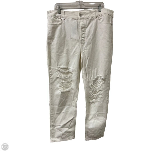 Pants Other By Clothes Mentor In Cream, Size: 14
