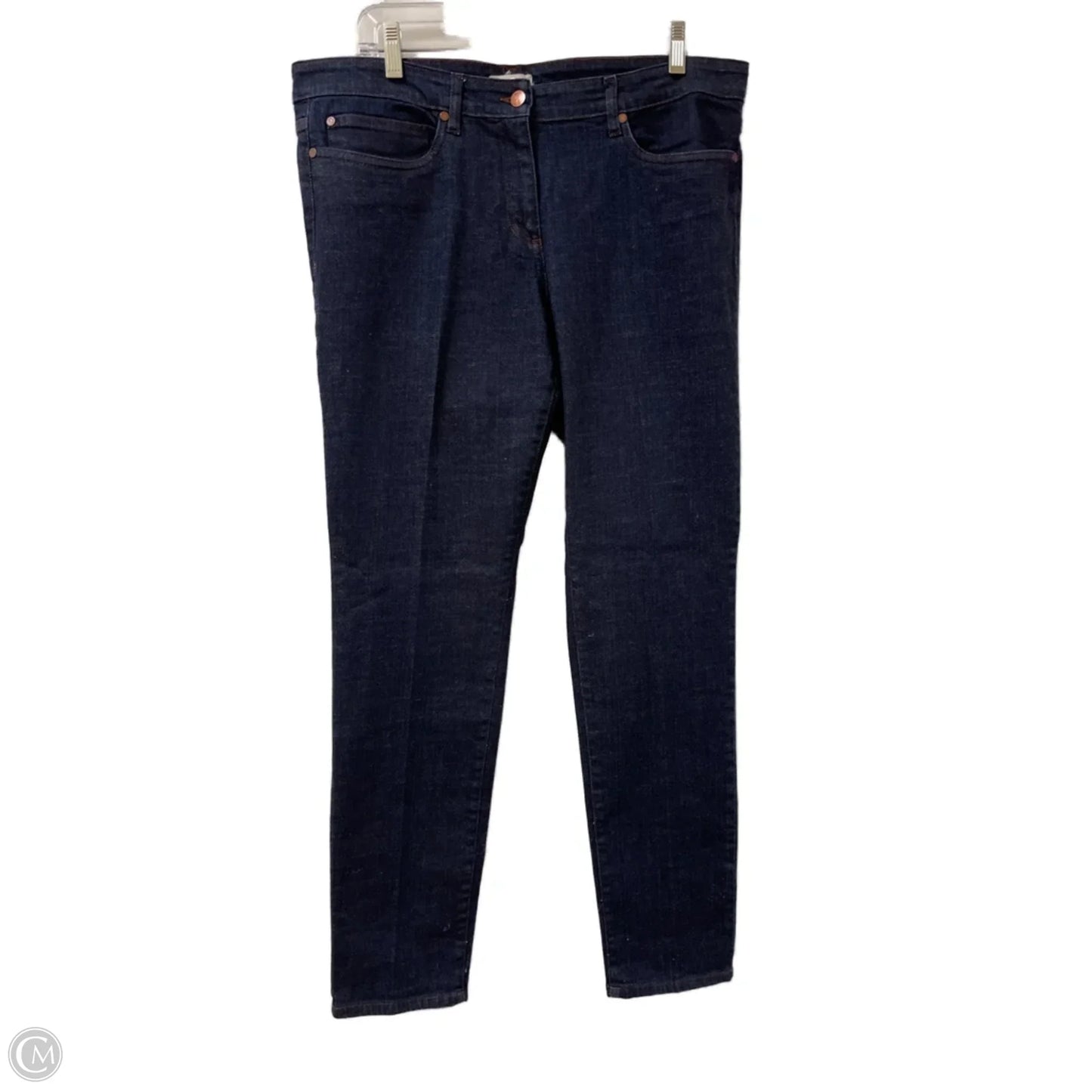 Jeans Skinny By Eileen Fisher In Blue Denim, Size: 16