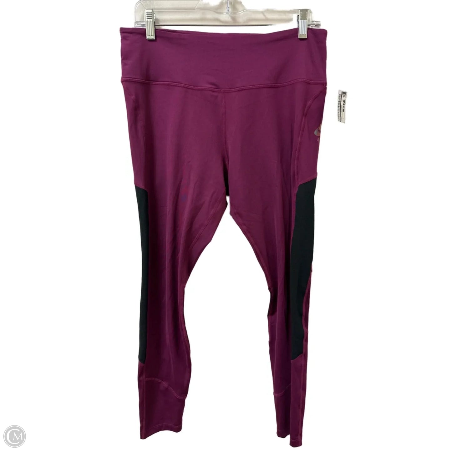 Athletic Leggings By Nike In Purple, Size: L