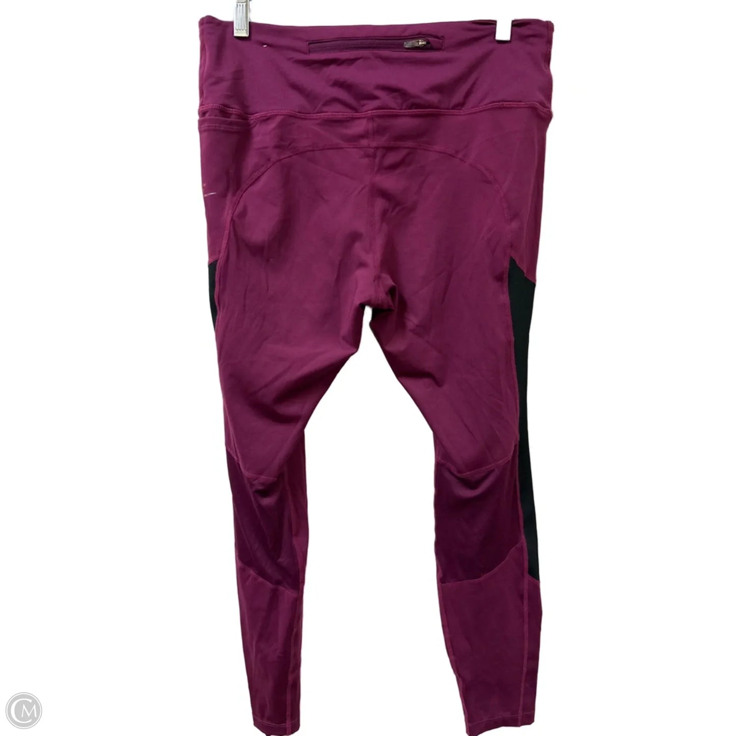 Athletic Leggings By Nike In Purple, Size: L