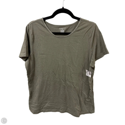 Top Short Sleeve Basic By Christopher And Banks In Green, Size: Xl