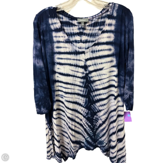 Tunic Designer By Neiman Marcus In Navy, Size: M