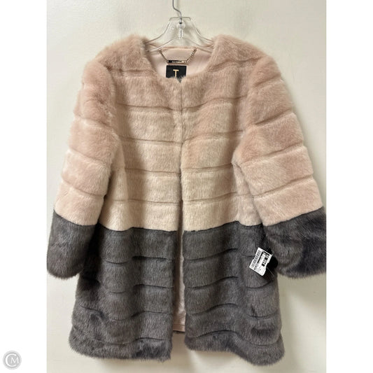 Coat Faux Fur & Sherpa By Ted Baker In Pink, Size: Xl