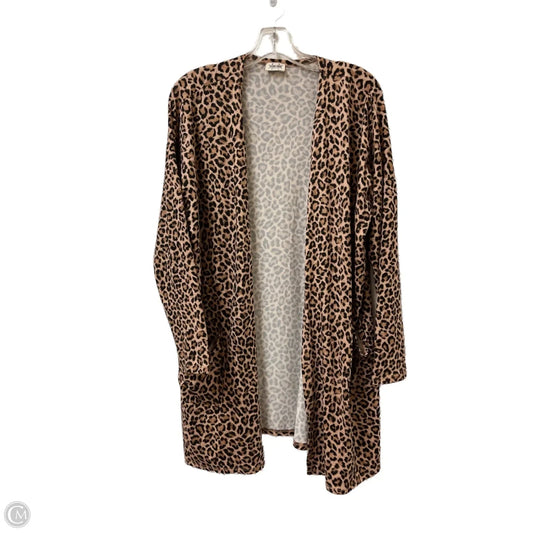 Kimono By Clothes Mentor In Animal Print, Size: M