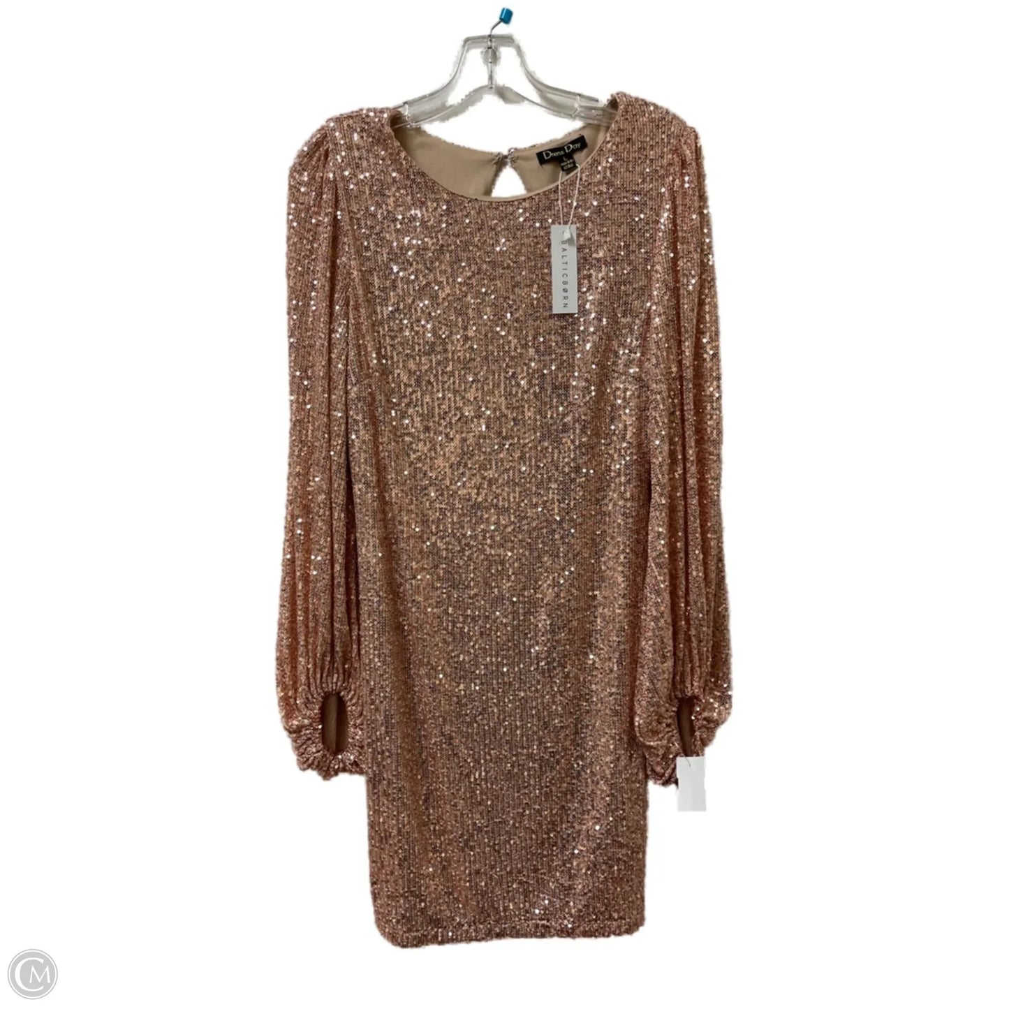 Dress Casual Short By Clothes Mentor In Gold, Size: L