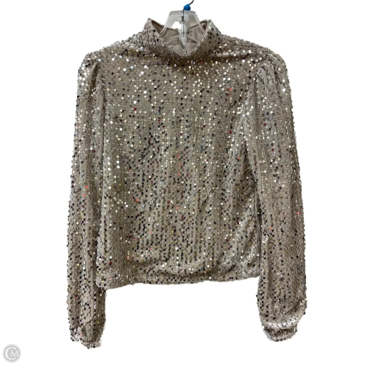 Blouse Long Sleeve By Sanctuary In Grey, Size: S