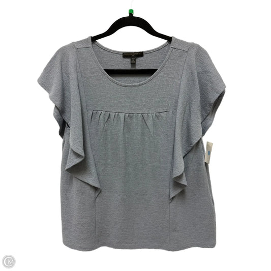 Top Short Sleeve By Banana Republic In Blue, Size: Mp