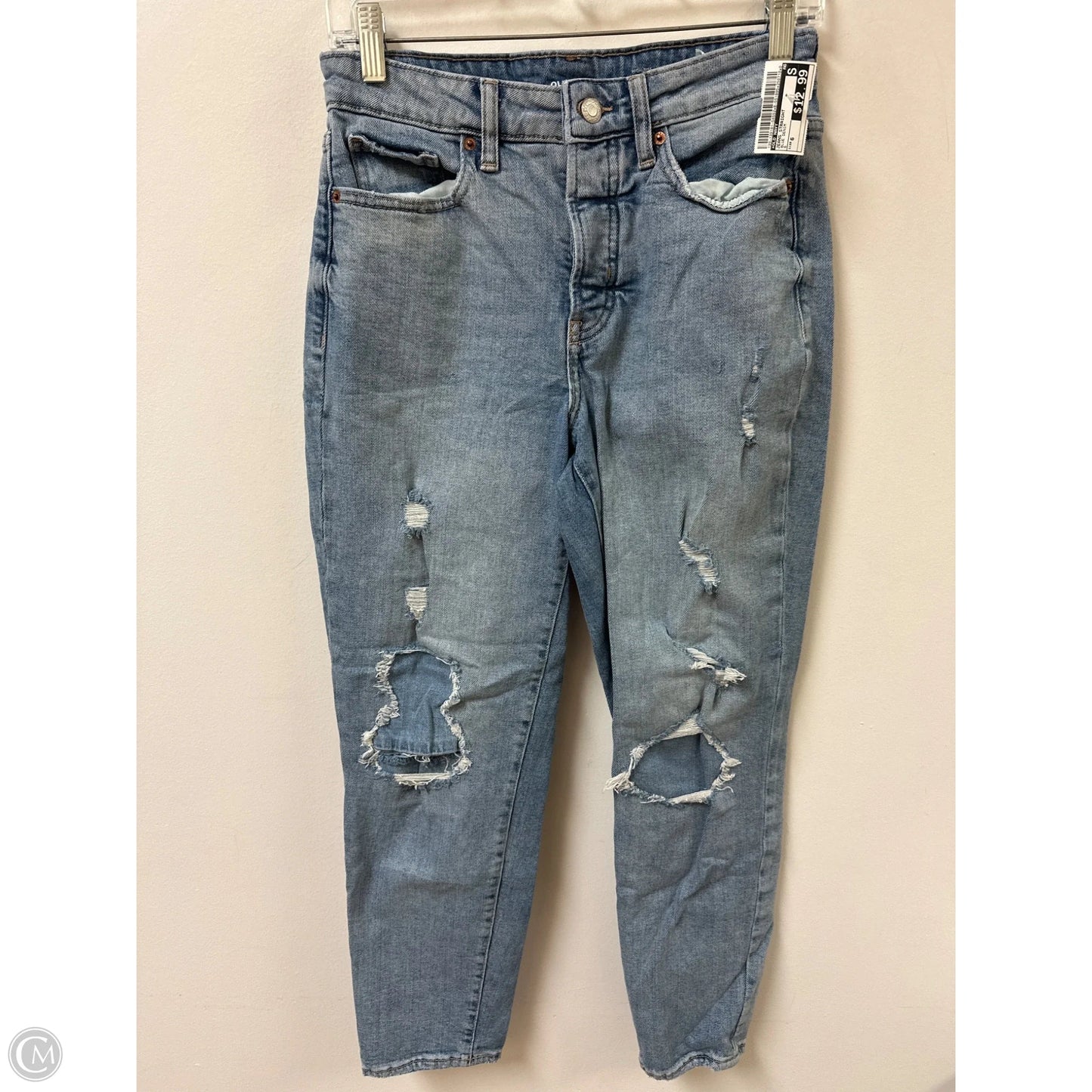 Jeans Straight By Old Navy In Blue Denim, Size: 6