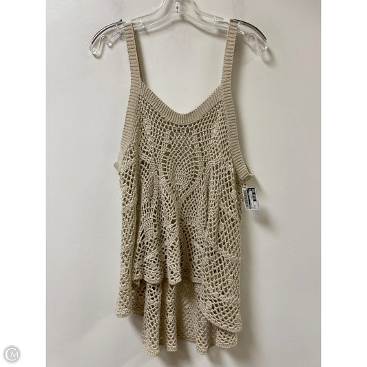 Top Sleeveless By Umgee In Tan, Size: M