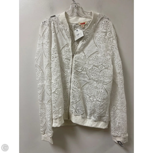 Jacket Other By Clothes Mentor In White, Size: Xl