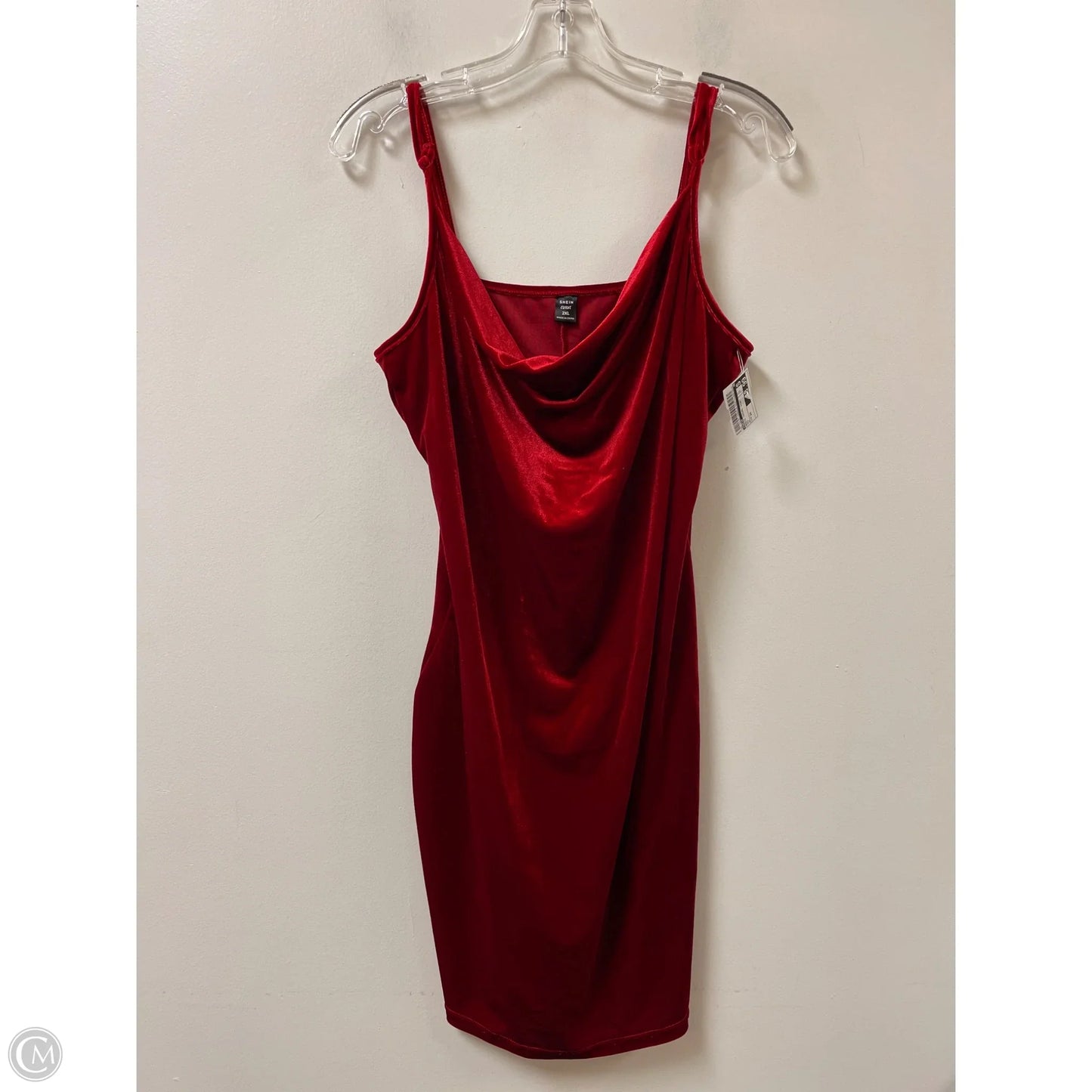 Dress Casual Short By Shein In Red, Size: 2x